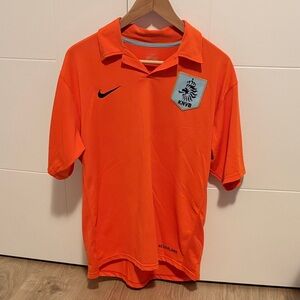 Netherlands 🇳🇱 Dutch Nike Soccer ⚽️ Orange Soccer Jersey Male Large